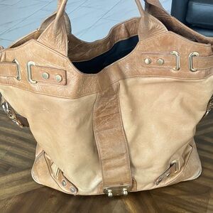 Foley + Corinna Cognac Leather Tote